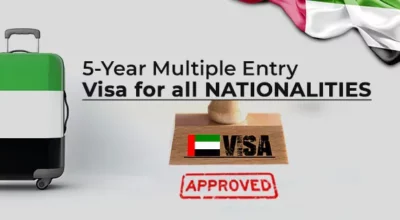 5 year Multiple Entry Visa For All Nationalities