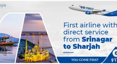 Direct service from Srinagar to Sharjah